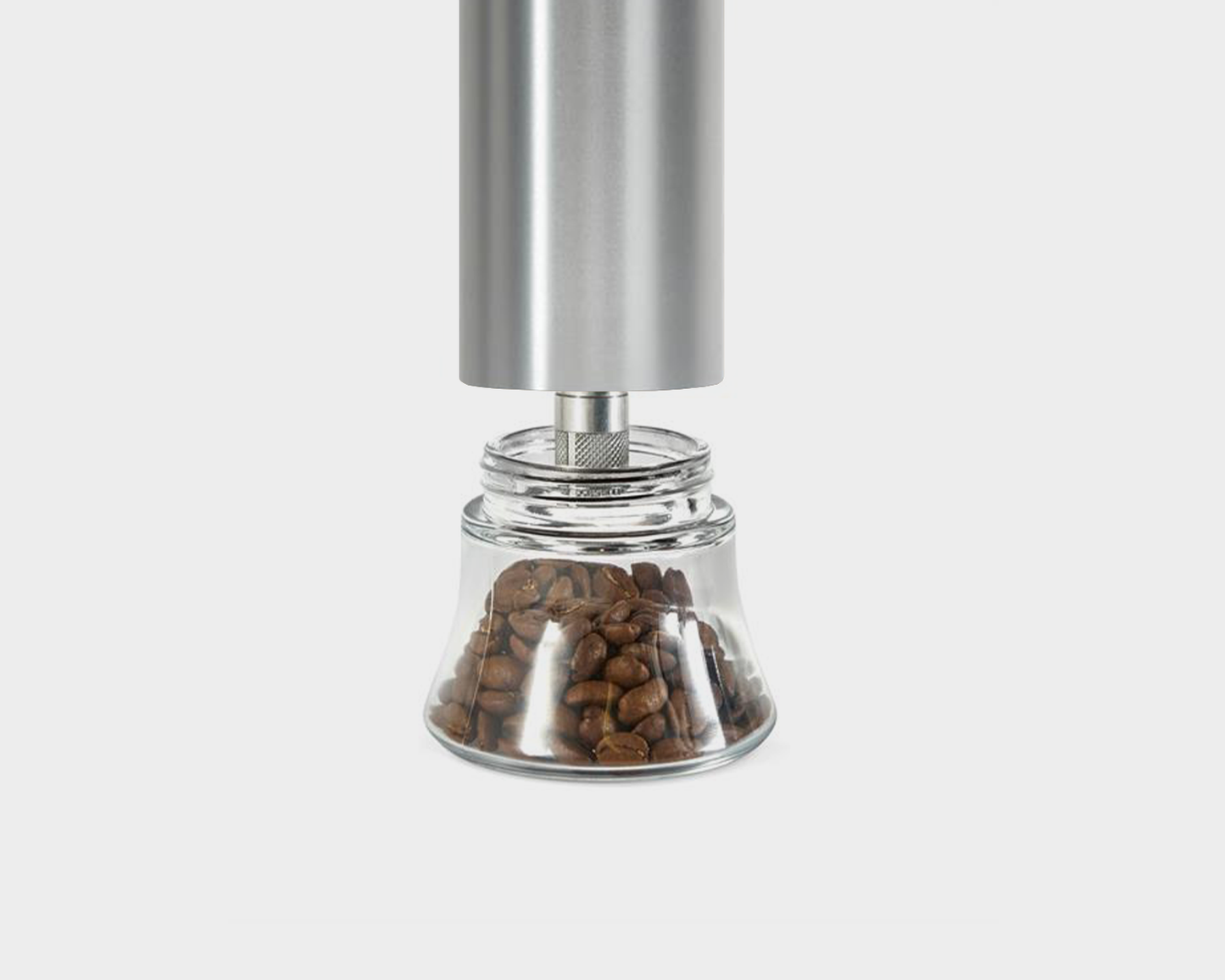 Eureka Baby Grinder / Alu mit Glas-Behälter