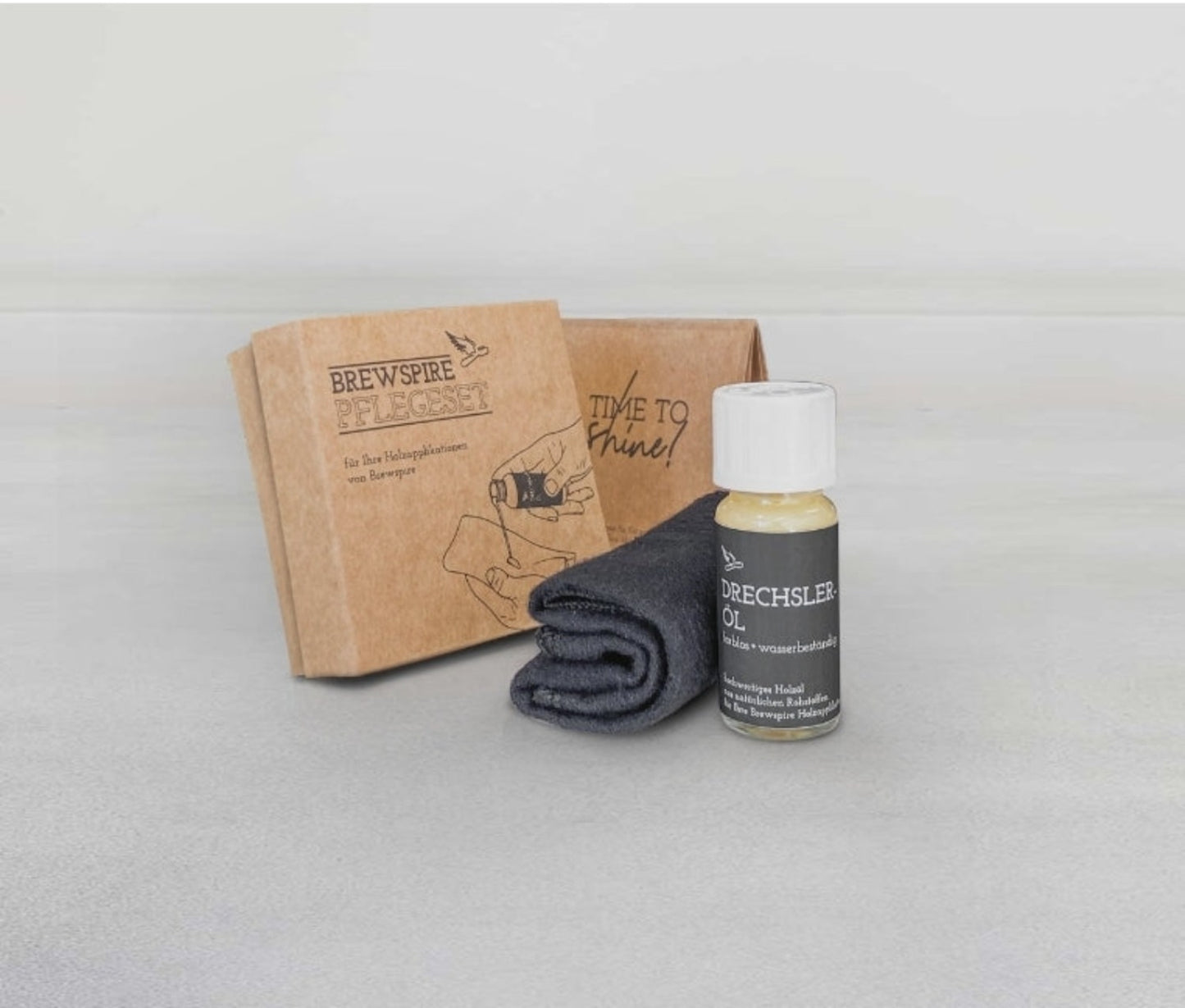 Pflegeset für Holzapplikationen
