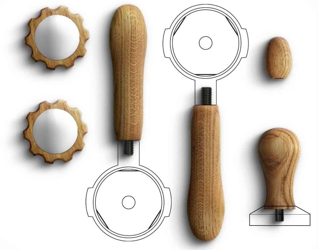 Holz Umrüstset für VBM ,Lelit, Profitec, Expobar, Quickmill.