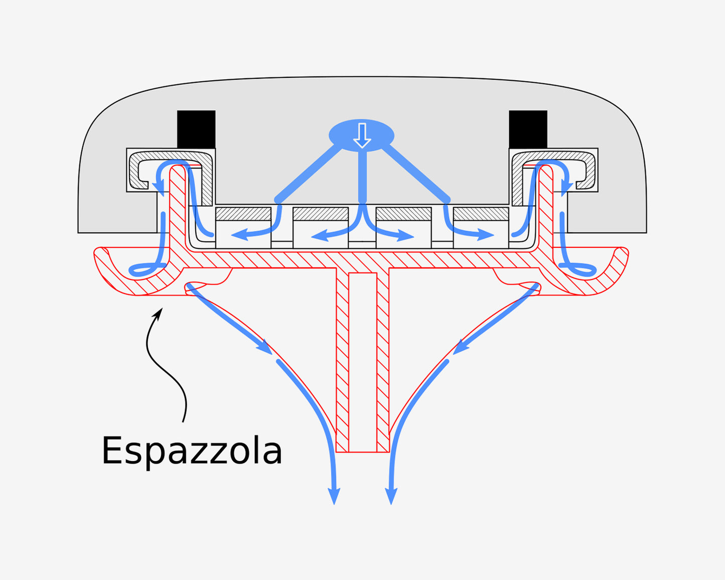 ESPAZZOLA 2+3-58 (Neue Version) Brühgruppenreiniger